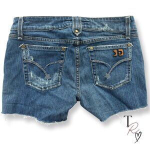 Joe’s Jeans Rhinestone Star Cutoff Distressed Denim Shorts Women’s 28